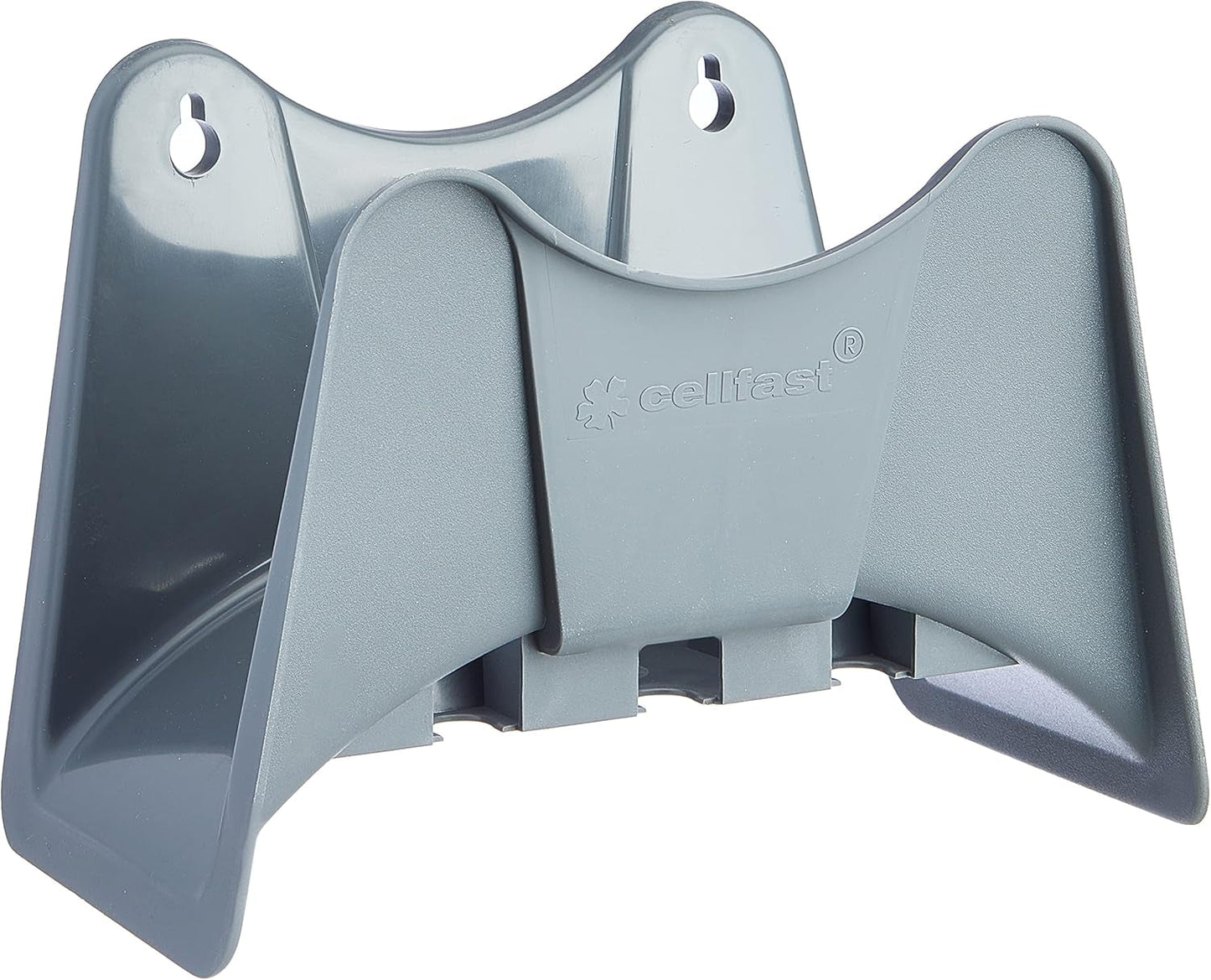 CELLFAST Soporte para manguera, soporte para manguera de pared, soporte para manguera de jardín, soporte para manguera de agua 25/30 m, gris