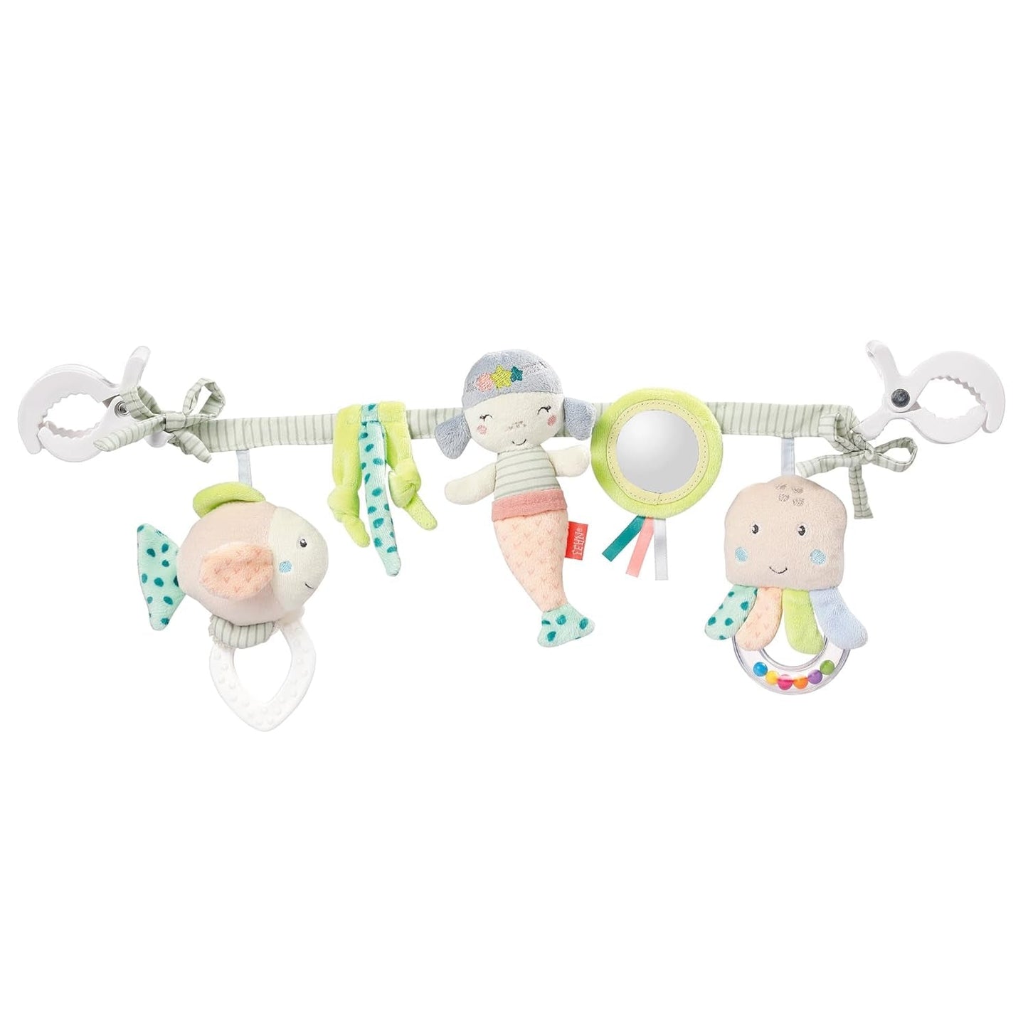 Fehn Cadena para móvil de bebé Panda Baby Mobile - cadena para móvil de bebé con lindas figuras - juguete colgante flexible para bebé - cochecito de juguete para bebés y niños pequeños a partir de 0 meses Baby Toys Naty Shop Toddlers