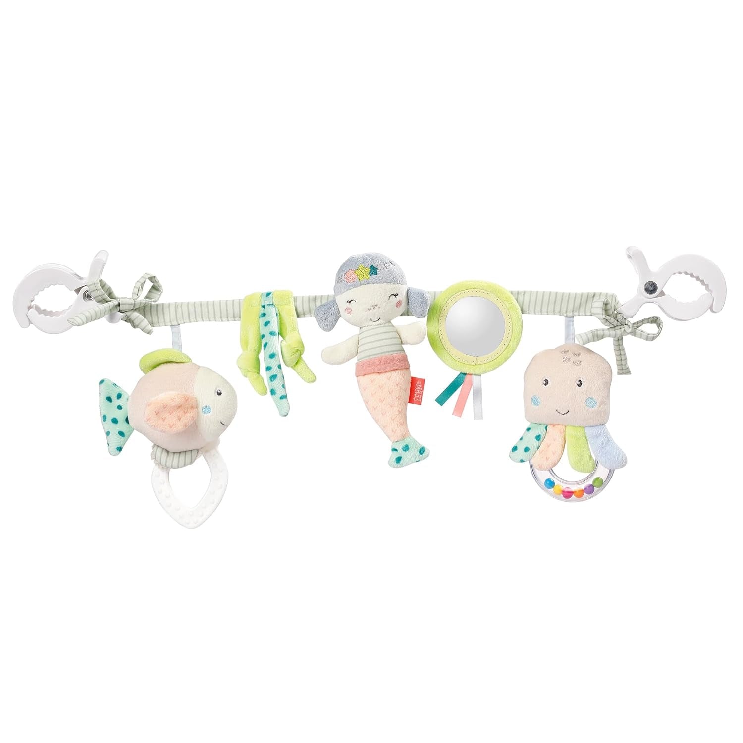 Fehn Cadena para móvil de bebé Panda Baby Mobile - cadena para móvil de bebé con lindas figuras - juguete colgante flexible para bebé - cochecito de juguete para bebés y niños pequeños a partir de 0 meses Baby Toys Naty Shop Toddlers