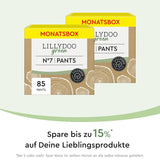LILLYDOO Pantalón Eco Talla 7 (17+ kg) Caja Mensual (85 Piezas)