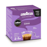 Lavazza, A Modo Mio Soave 256 Kaffeekapseln, para un café ligero y elegante Espresso con notas aromáticas de flores, 100% Arábica, intensidad 5/13, tostado medio, 16 Packungen mit je 16
