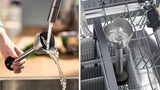 Bosch Stabmixer Ergomaster Serie 4, 1000 Watt, Edelstahl-Mixstab, Zerkleinerer, Mix-/Messbecher, Schwarz Kitchen Naty Shop