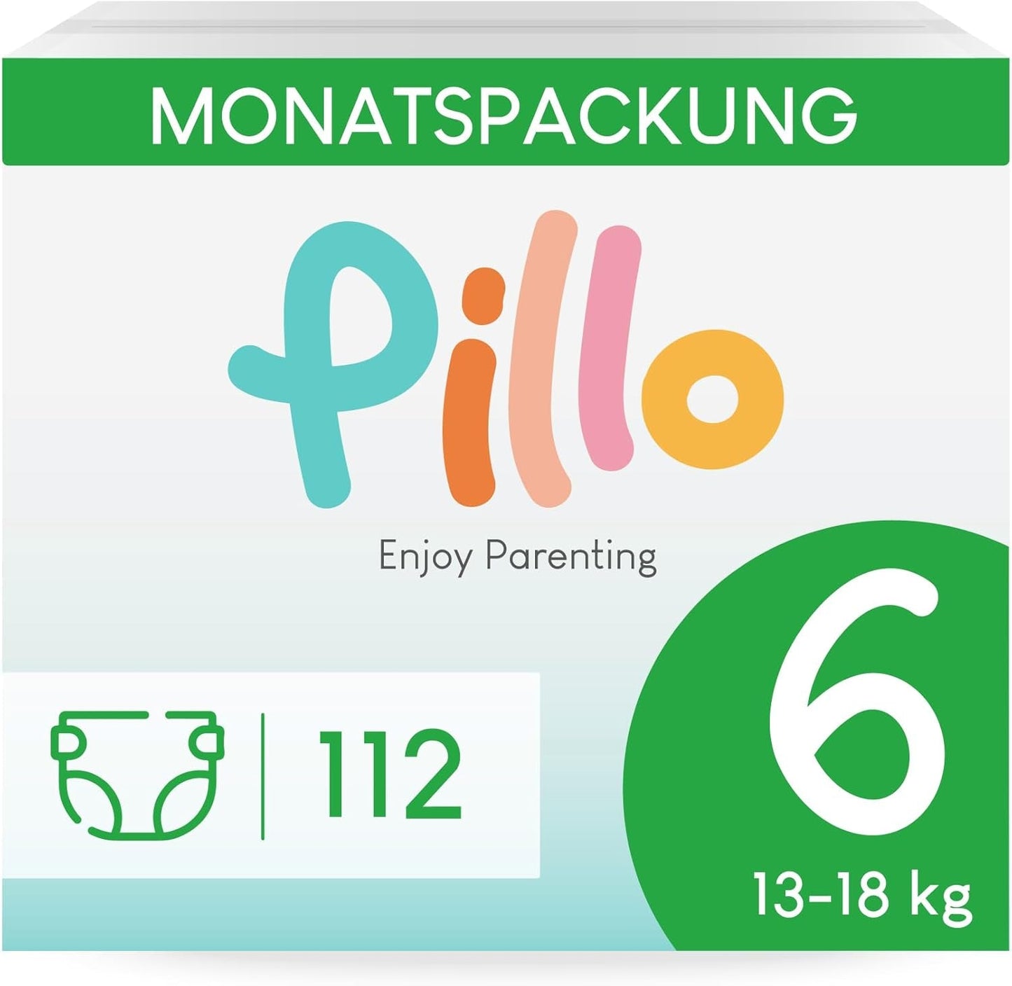 Pañales Pillo 3 - Caja de 168 pañales, 6 paquetes de 28 pañales cada uno, talla 3 - Midi (6-10 kg) - Pañales para bebés