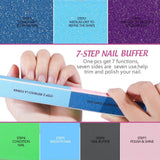 FANDAMEI 20 Stücke Buffer Für Nagel, Nagelfilen Für Gelnägel, Profi Nagelfeile 100/180, Polierfeile Fingernägel, Filen Für Gelnägel, Set de manicura y pedicura