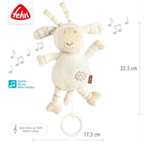 Fehn Caja de música para bebé, oveja para dormir, peluche con accesorio, canción para dormir "Brahms Lullaby", juguete infantil para viajar y en casa, juguetes musicales para bebés y niños Bebe Naty Shop Toys