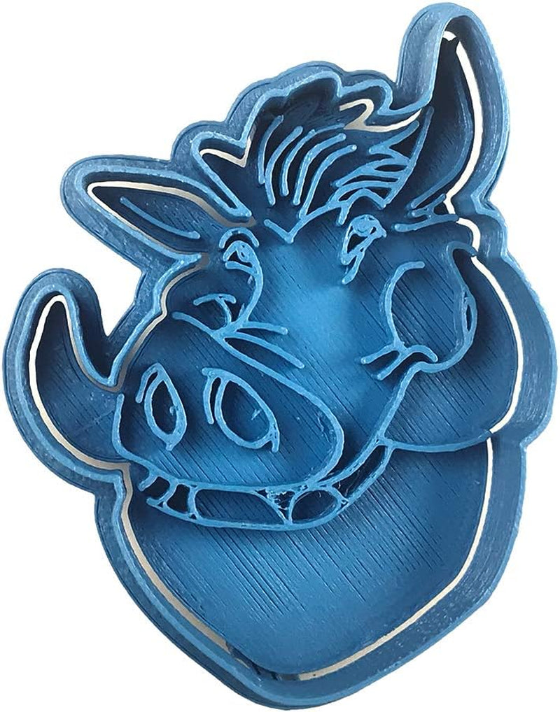 Molde para galletas Pumba, PLA, azul
