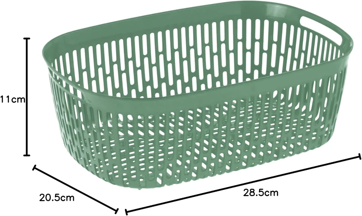 Sierra para conservar sabor a fruta, plástico, verde, 4 LT - rectangular Cajas para conservar alimentos Naty Shop