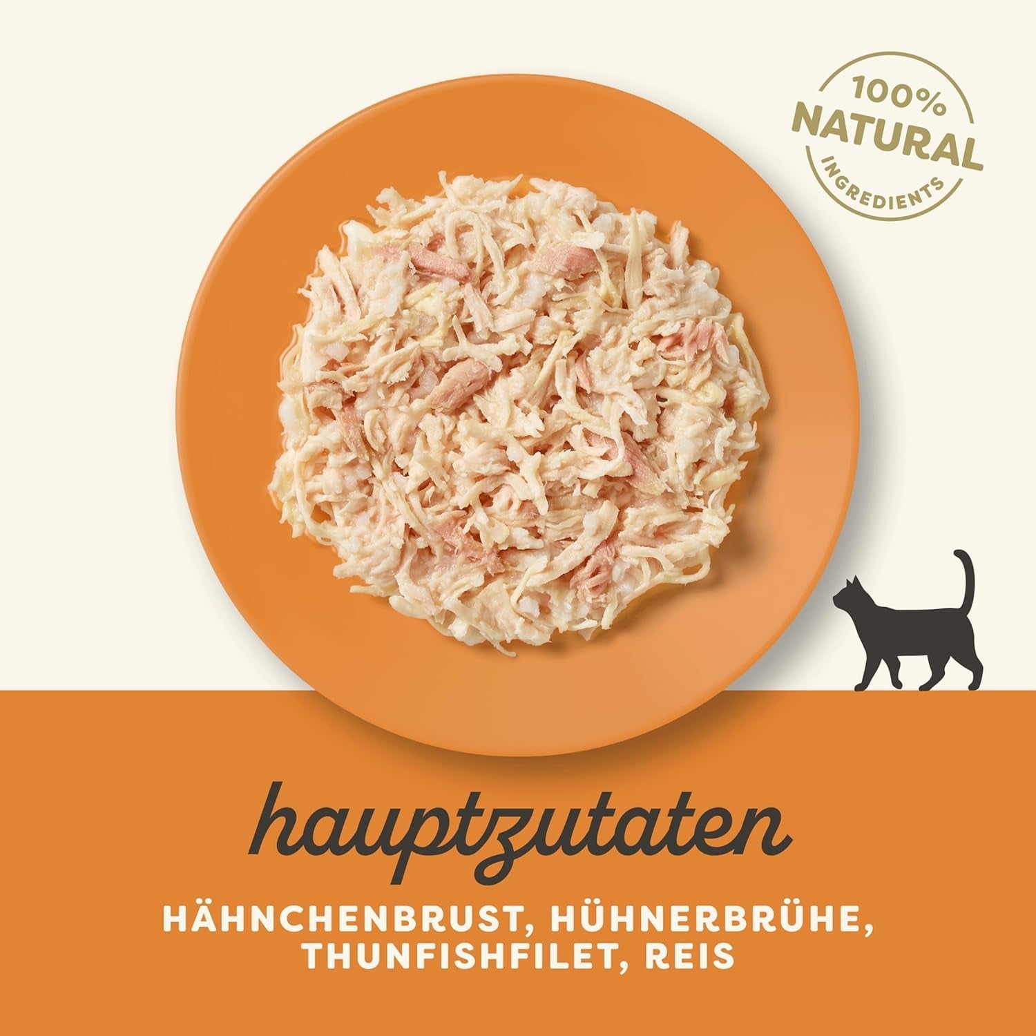 Applaws Nassfutter 100% natural para Katzen, Hühnerbrust mit Tunfischfilet in Brühe - Paquete con 12 bolsas de 70 g