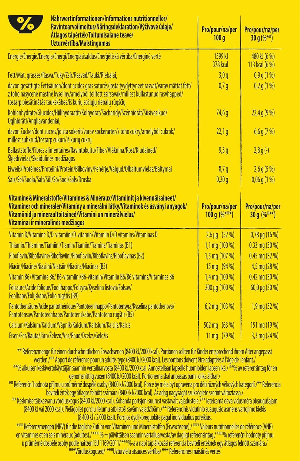 Nestlé Nesquik Crunchy Breakfast, Cereal con chocolate y cereales integrales, 1 paquete (1 x 1 kg)