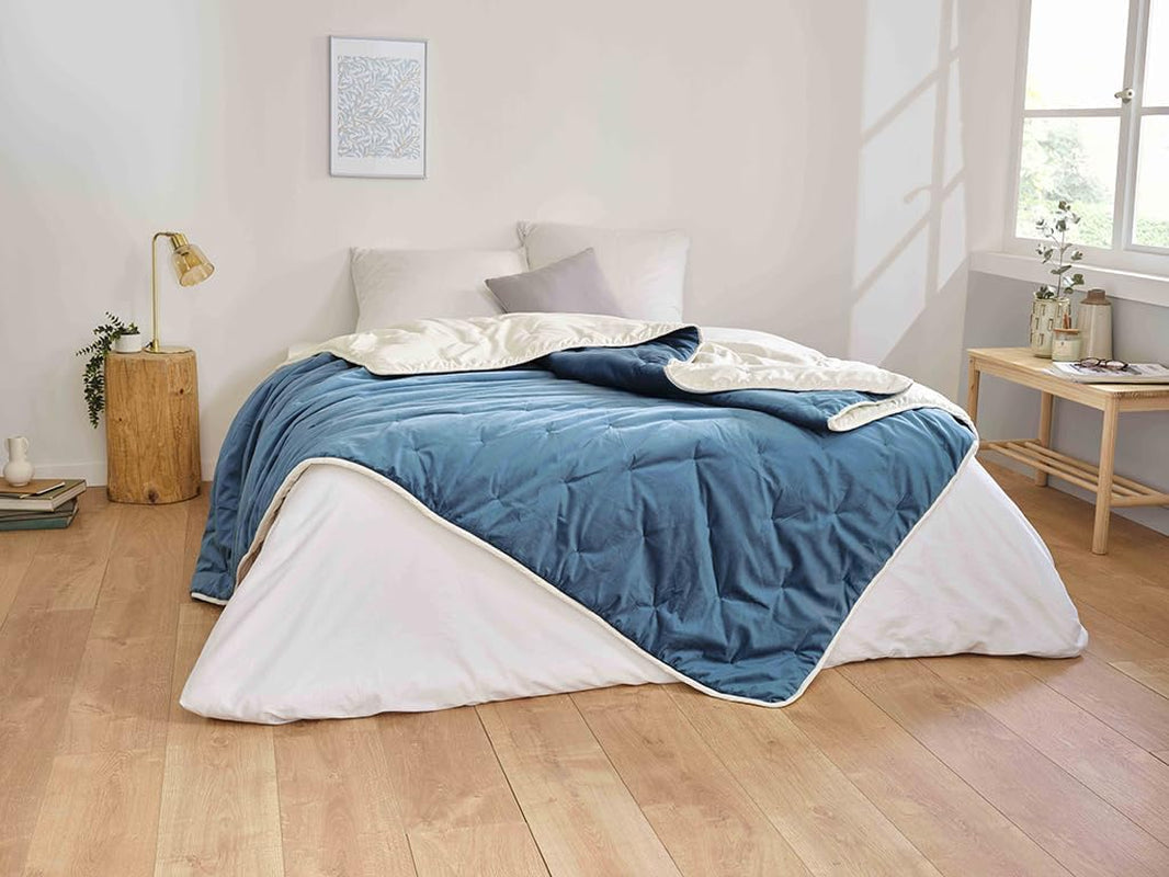 Edredón Toison D'Or Denali, 180 Cm X 240 Cm, azul pavo real Edredones y colchas Naty Shop Título predeterminado