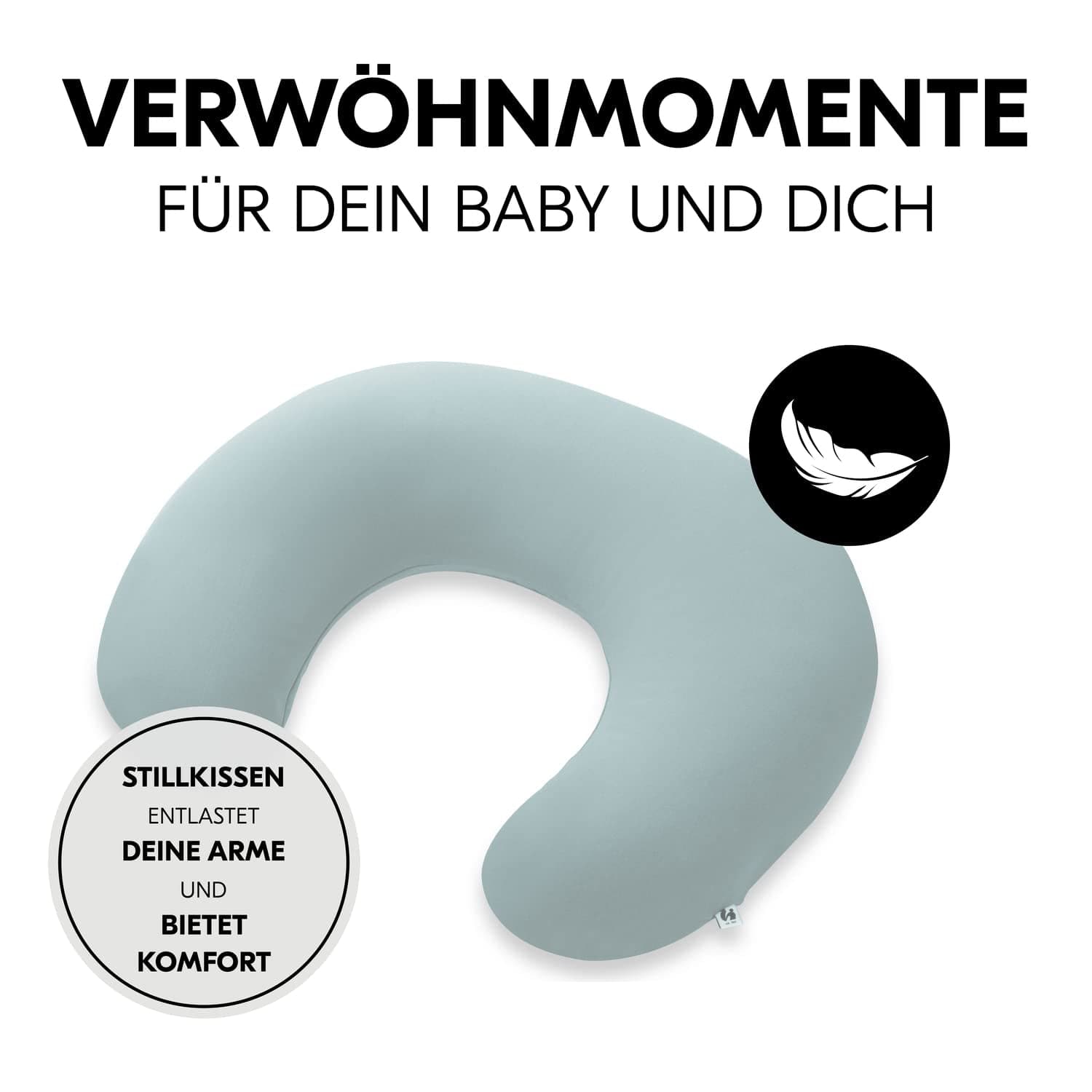 Almohada de lactancia para bebé Hauck con relleno Accesorios Alimentación y Lactancia Tienda Bebe Naty