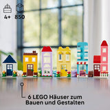 LEGO Classic Casas Creativas, Juego de Ladrillos de Construcción para Niños, Juguete de Construcción de 850 Ladrillos, Juguete de Construcción de Casas con Accesorios, Regalo para Niños y Niñas de 4 Años 11035 Juegos de Construcción Beuche den LEGO-Store