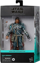 Star Wars The Black Series Saw Gerrera 15 cm Rogue One: Una historia coleccionable Figura de acción grande para mayores de 4 años Figuras de acción Naty Shop