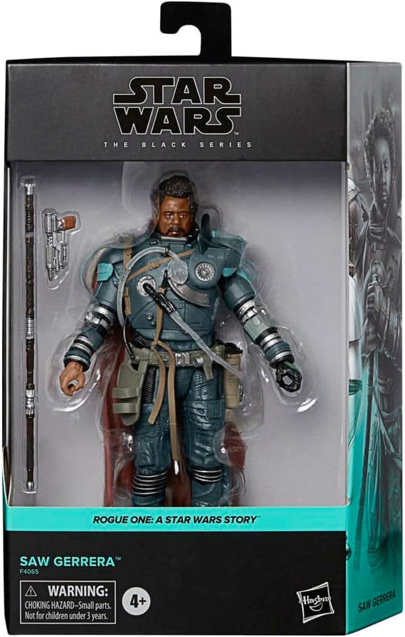 Star Wars The Black Series Saw Gerrera 15 cm Rogue One: Una historia coleccionable Figura de acción grande para mayores de 4 años Figuras de acción Naty Shop