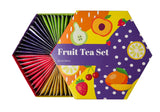 ACORO | Juego de té de frutas de lujo | Set de regalo con tés naturales en 6 sabores | Infusiones, infusiones de frutas | Surtido de tés | Caja de té con 60 bolsitas de té.