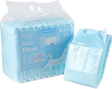 CutiePlusU Pañales para adultos, paquete de 10 bragas desechables para incontinencia con trabillas para mujeres y hombres, máxima absorbencia durante la noche - azul (tamaño grande 94-119 cm)