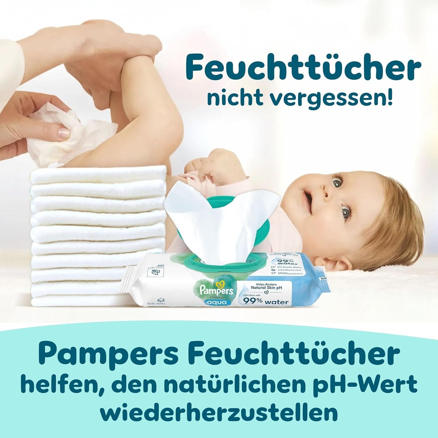 Pampers Premium Protection Pants Tamaño 6, 78 Windelns, 13kg-19kg, Mit 360° Fitform, 2x breiteren Bundchen als vorher für Comfort & Schutz + 10 Stück Pampers Aqua Baby-Weuchttücher enthalten