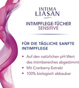 Intima by Sagrotan Toallitas de cuidado íntimo Sensitive, sin jabón y sin alcohol, 30 piezas (paquete de 4)