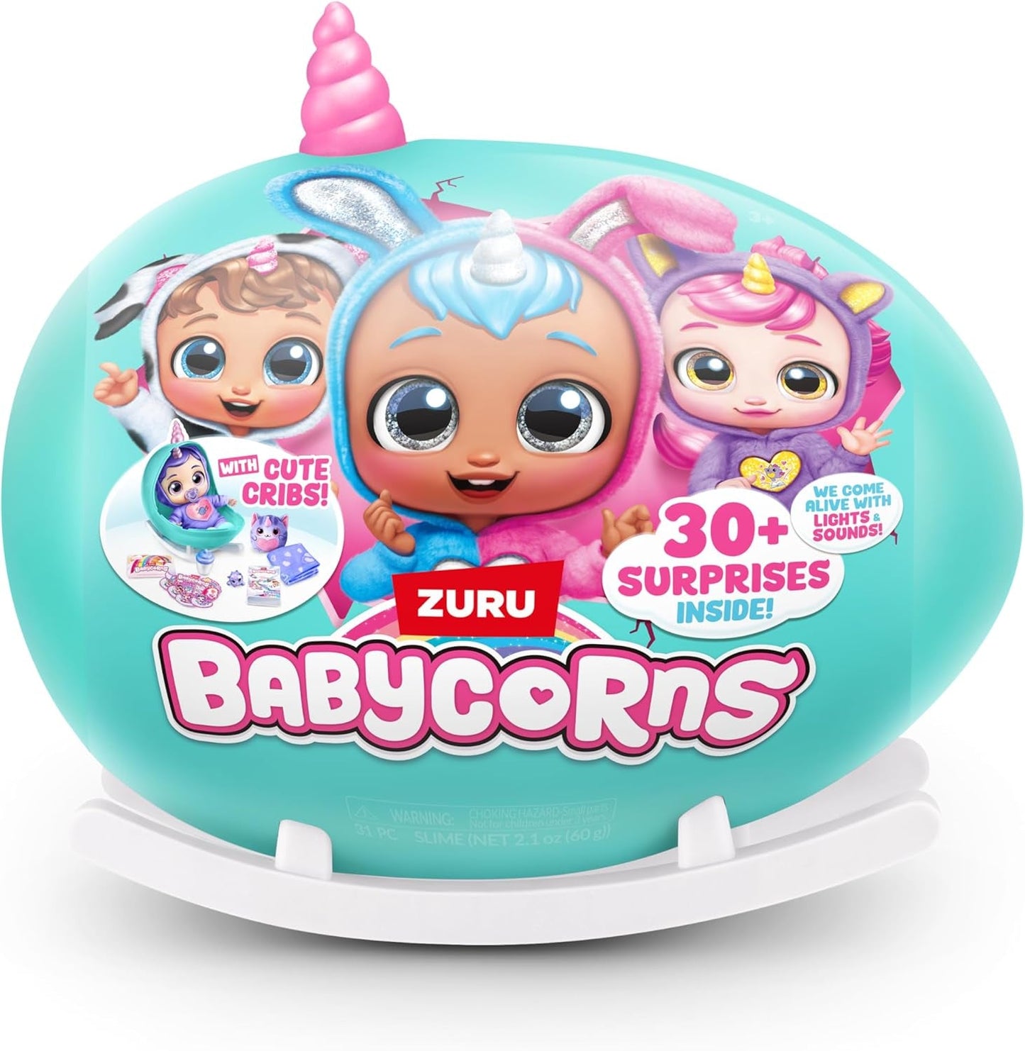 Babycorns Serie 1 de ZURU Magical Cat (Mac) Muñeca con Accesorios Unboxing Juguete Sorpresa para Niños Niñas