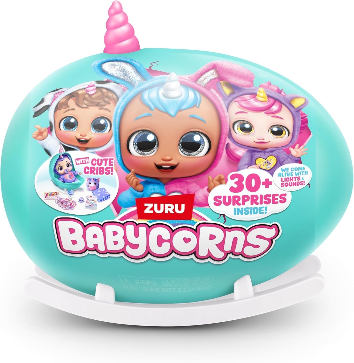 Babycorns Serie 1 de ZURU Magical Cat (Mac) Muñeca con Accesorios Unboxing Juguete Sorpresa para Niños Niñas
