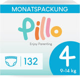 Pañales Pillo, Talla 7, 84 Piezas, 4 Paquetes de 21 Pañales Cada Uno, Talla 7 - XXL (15+ kg) - Pañales Para Bebé