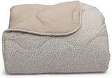 Foppapedretti Notte & Natura edredón pétalos de salvia, funda, 100% algodón, hecho en Italia Edredones y edredones Naty Shop Flores arena King Single