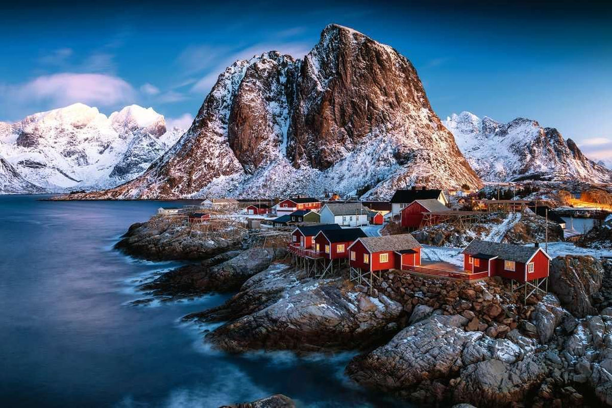 Ravensburger Puzzle 17081 - Hamnoy, Lofoten - Puzzle de 3000 piezas para adultos y niños a partir de 14 años, Puzzle de paisajes de Noruega Puzzle Naty Shop