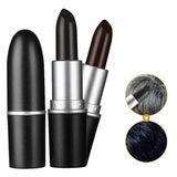 Barra de color para el cabello Color de cabello temporal Lápiz labial Tinte para el cabello Lápiz labial temporal Tinte para el cabello Color blanco Cubierta para el cabello Barra de maquillaje DIY Tinte para el cabello Tinte para el cabello negro marrón Tienda Naty Título predeterminado