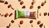 MaxiNutrition Barrita proteica vegana cremosa con chocolate, cacahuetes y caramelo 12x45g - barrita proteica vegana, 18% de proteína, 8,3 g por barrita, bajo contenido en azúcar (0,9 g), sin azúcar añadido, sin aromas artificiales