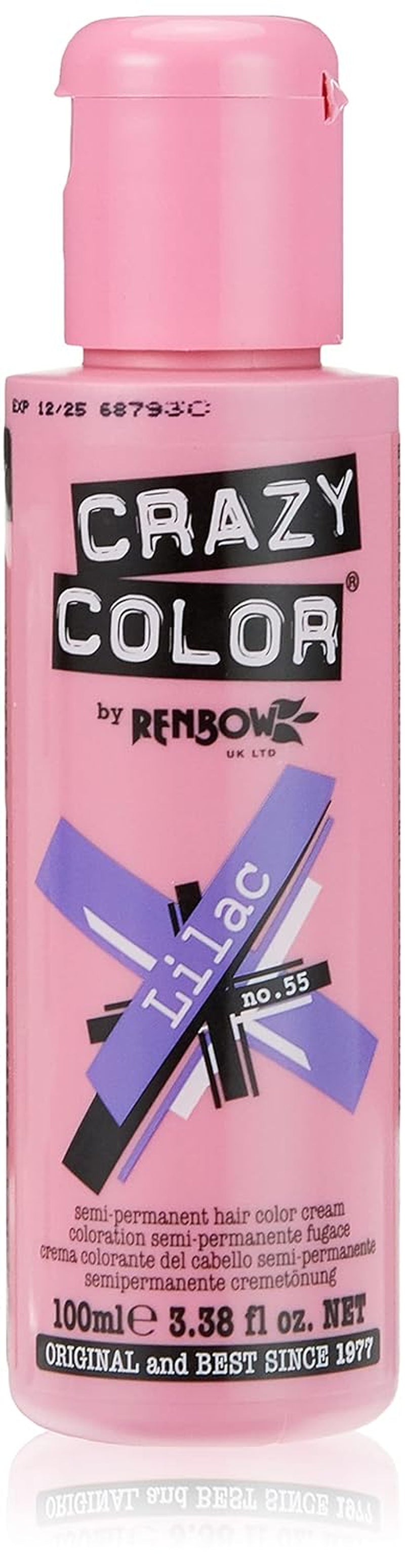 Tinte para el cabello GO TOXIC UV semipermanente en crema, 100 ml (1 pack) Tinte Naty Shop 55 Lila 100 Ml (1 pack)