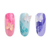 NÉONAIL Nageldekoration 3D Nail Art Schmetterlinge - Nail Charms - Nägel Selber Machen - Uñas - Nageldesign Accesorios - Nailart - Nail Art Zubehör - Nagel Deko - Nagelschmuck - Mehrfarbig