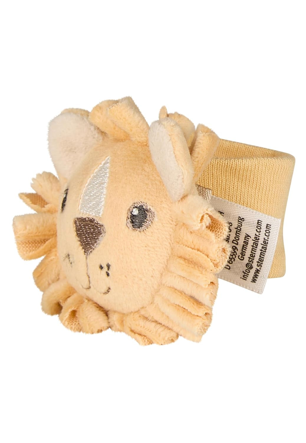 Leo León Sonajero Brazo Sterntaler - Peluche para Bebé con Sonajero y Goma Elástica - Para Que El Bebé Tome y Juegue - Regalo Ideal, Ocre Baby Toys Naty Shop Default Title