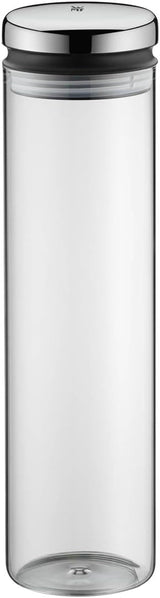 WMF Depot tarro de cristal 1,5 l, altura 28,5 cm, tarro con tapa & Depot tarro de cristal 2 l, altura 36 cm, tarro con tapa Cajas para conservar alimentos Naty Shop