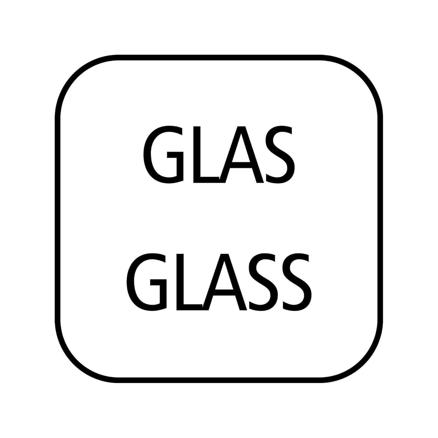 APS 765 Taza universal, taza de vidrio con tapón de rosca de acero inoxidable, taza para servir miel, crema de café u otros líquidos, 8,5 x 12 cm, 13 cm de alto