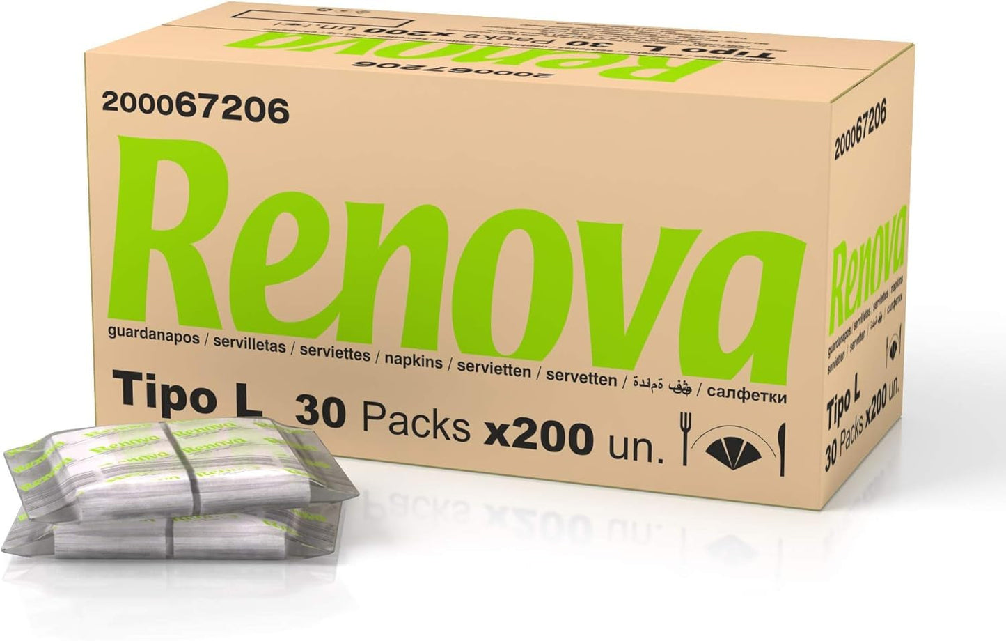 Servilletas de bar Renova tipo L - 6.000 servilletas