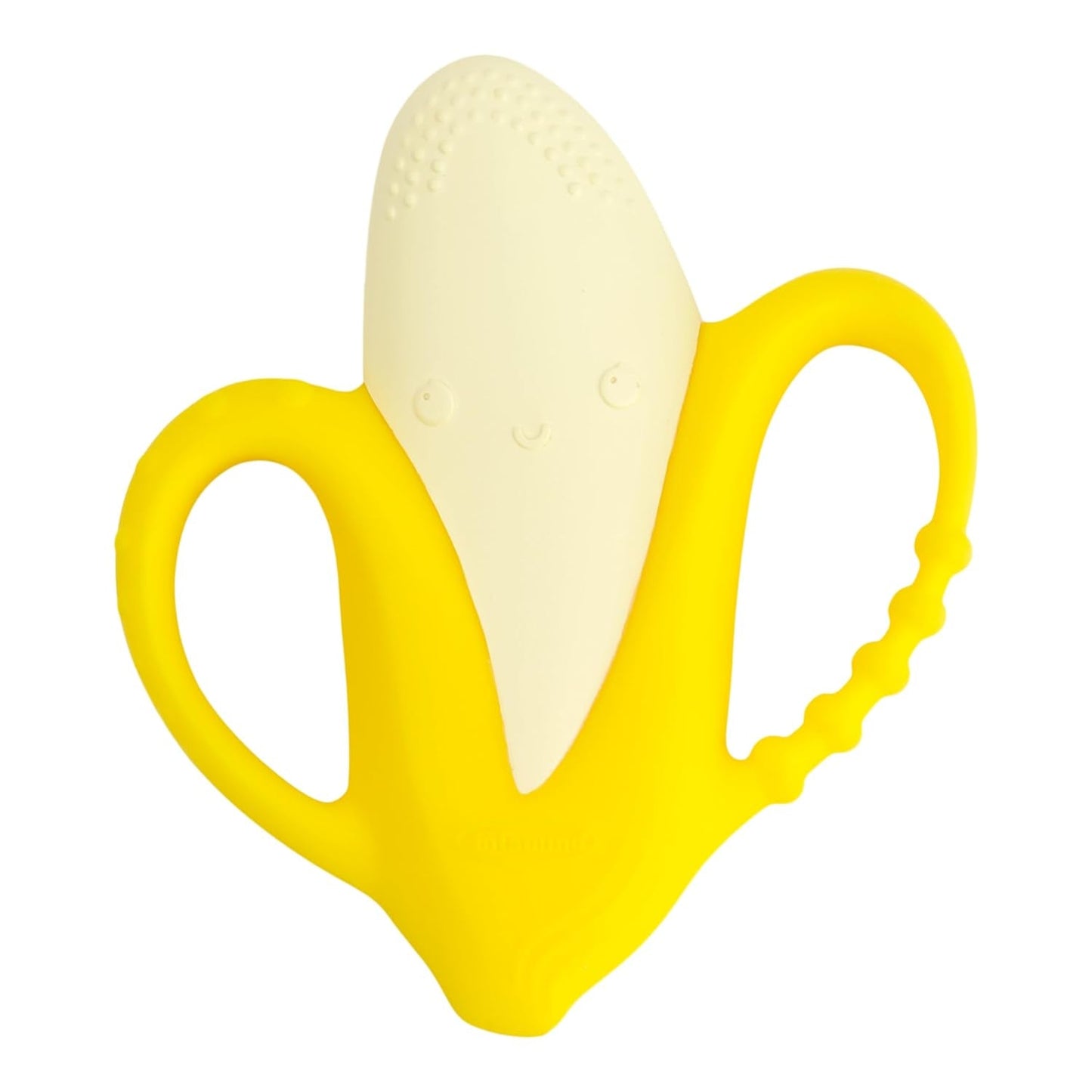 Infantino Lil' Nibbles, Mordedor de silicona texturizada, juguete mordedor para bebé sin BPA, suave, fácil de sostener, estimulación sensorial para bebés, brócoli