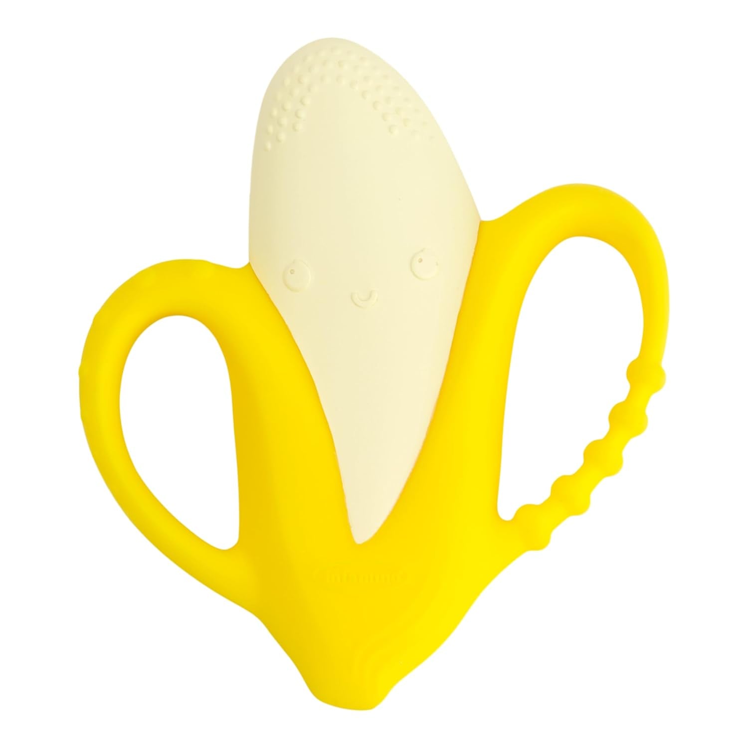 Infantino Lil' Nibbles, Mordedor de silicona texturizada, juguete mordedor para bebé sin BPA, suave, fácil de sostener, estimulación sensorial para bebés, brócoli