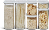 Mepal Juego de 6 Botes de Almacenamiento con Tapa - Recipientes para Alimentos Rectangulares - Organizador de Cocina de Plástico - Recipientes de Almacenamiento Herméticos - 2x 2000ml, 2x 1000ml, 1x 1500ml y 1x 425ml - Blanco Naty Shop Cajas de Almacenamiento de Alimentos Blanco Set de 6 Piezas