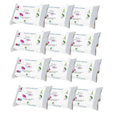 Toallitas para bebés con talco para pieles sensibles, sin alcohol, respetuosas con la piel, pH 5,5, ligeramente perfumadas, 1200 unidades (paquete de 12)