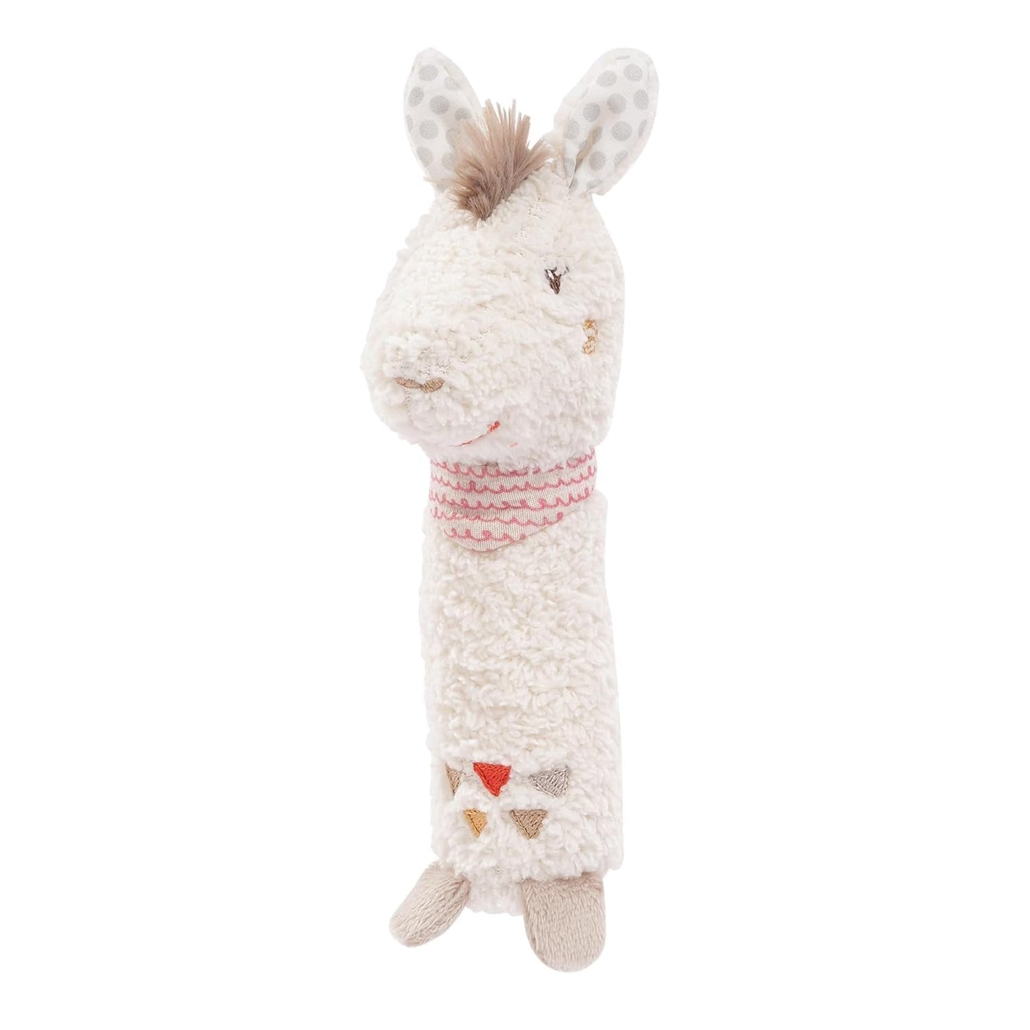 Fehn juguete palo de agarre para niños fehnNatur juguete conejo - juguete de actividad motora con sonajero para agarrar, abrazar - juguete de agarre con algodón orgánico - juguete para bebés y niños pequeños a partir de 0 meses Baby Toys Naty Shop Llama