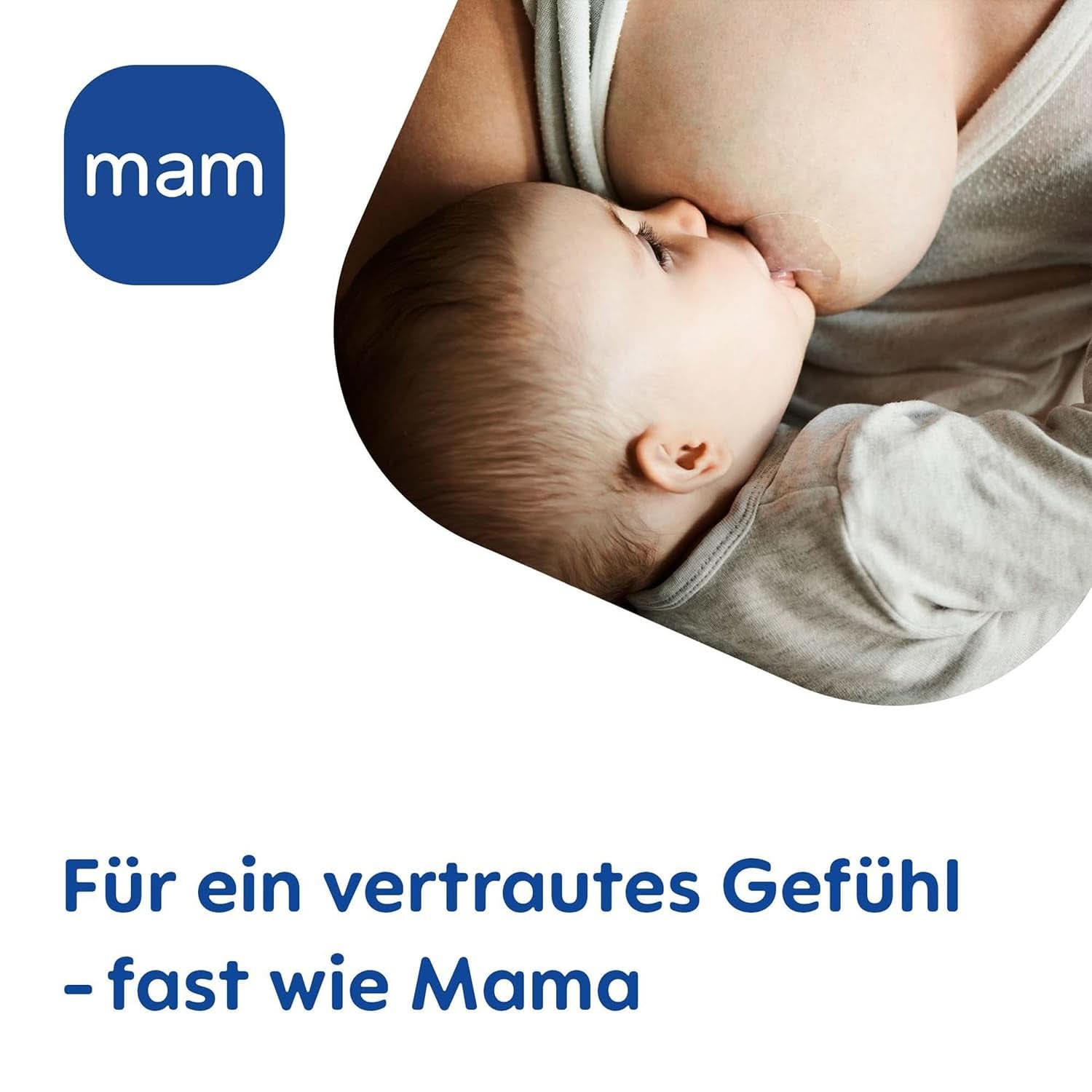MAM Stillhütchen Größe L (Ø 23 Mm) Im 2Er-Set, Extra Weiche Brusthütchen Zum Schutz Beim Stillen, Brustwarzenschutz Für Maximalen Hautkontakt Zwischen Mutter Und Kind Accessories Alimentación y Lactancia Bebe Naty Shop