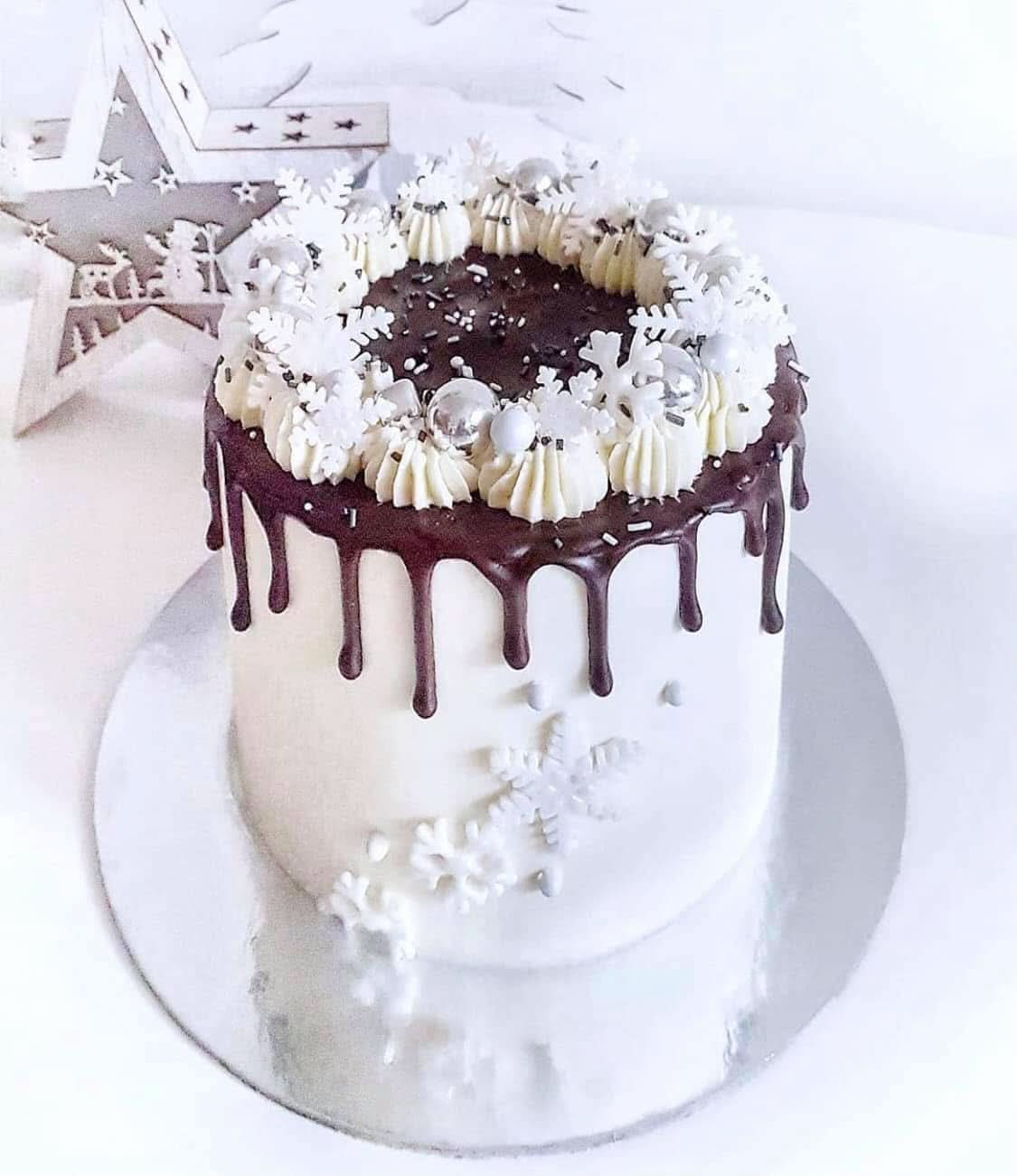 Super Drip Black Cake Glaze Cake Derretido Chocolate 300 gramos Glaseado y Decoración Naty Shop