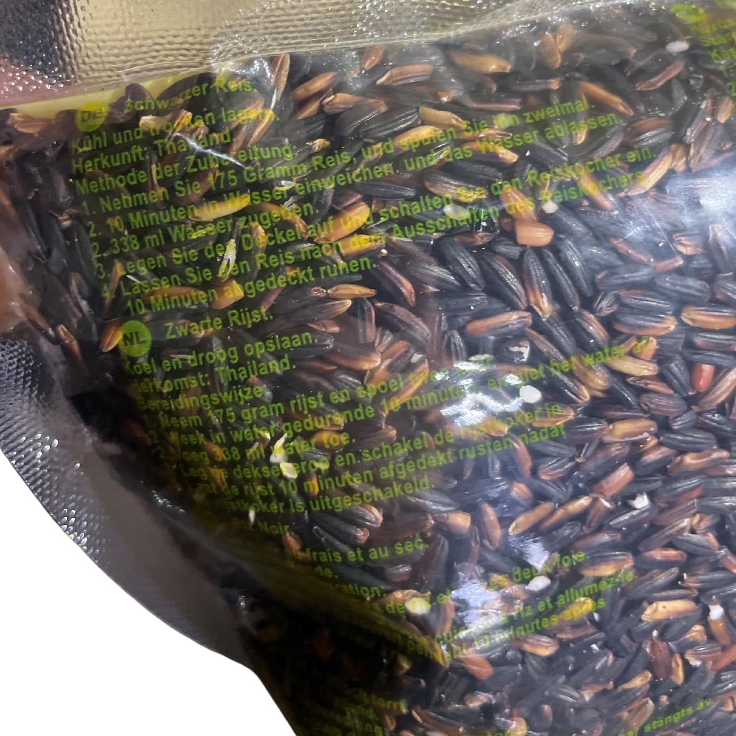 ARROZ ROYAL THAI - Arroz negro pegajoso - 10 x 1 kg - Multipack