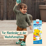 Milupa Milupino Leche de crecimiento lista para beber (6x1L), a partir de 1 año, para niños pequeños en fase de crecimiento