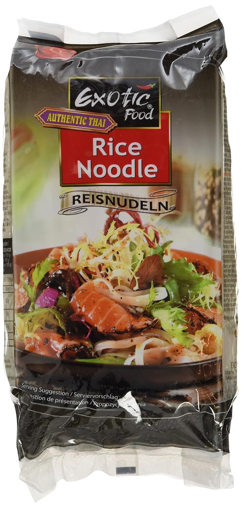 Fideos de arroz, 3 mm, para sopa y ensalada (Mihoen), paquete de 3 (paquete de 3 x 250 g)