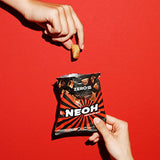 Bocaditos de chocolate NEOH | Sin azúcares añadidos, 100kcal por ración, trozos crujientes con relleno cremoso de avellanas y cacao, perfecto para llevar o como sustituto del muesli | Keto, bajo en carbohidratos | Paquete de 3 x 29 g