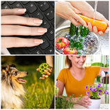 360 Piezas de Uñas Artificiales Francesas Uñas Postizas Rectángulo Mediano con Lima de Uñas Postizas Puntas Naturales DIY Presione para Damas y Mujeres