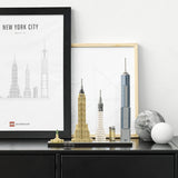 LEGO Architecture Set de la Ciudad de Nueva York, Kit de Modelo Skyline con World Trade Center y Estatua de la Libertad, Manualidades para Adultos, Decoraciones para el hogar y la Oficina, Regalos para Mujeres y Hombres 21028 Juegos de construcción Besuche den LEGO-Store
