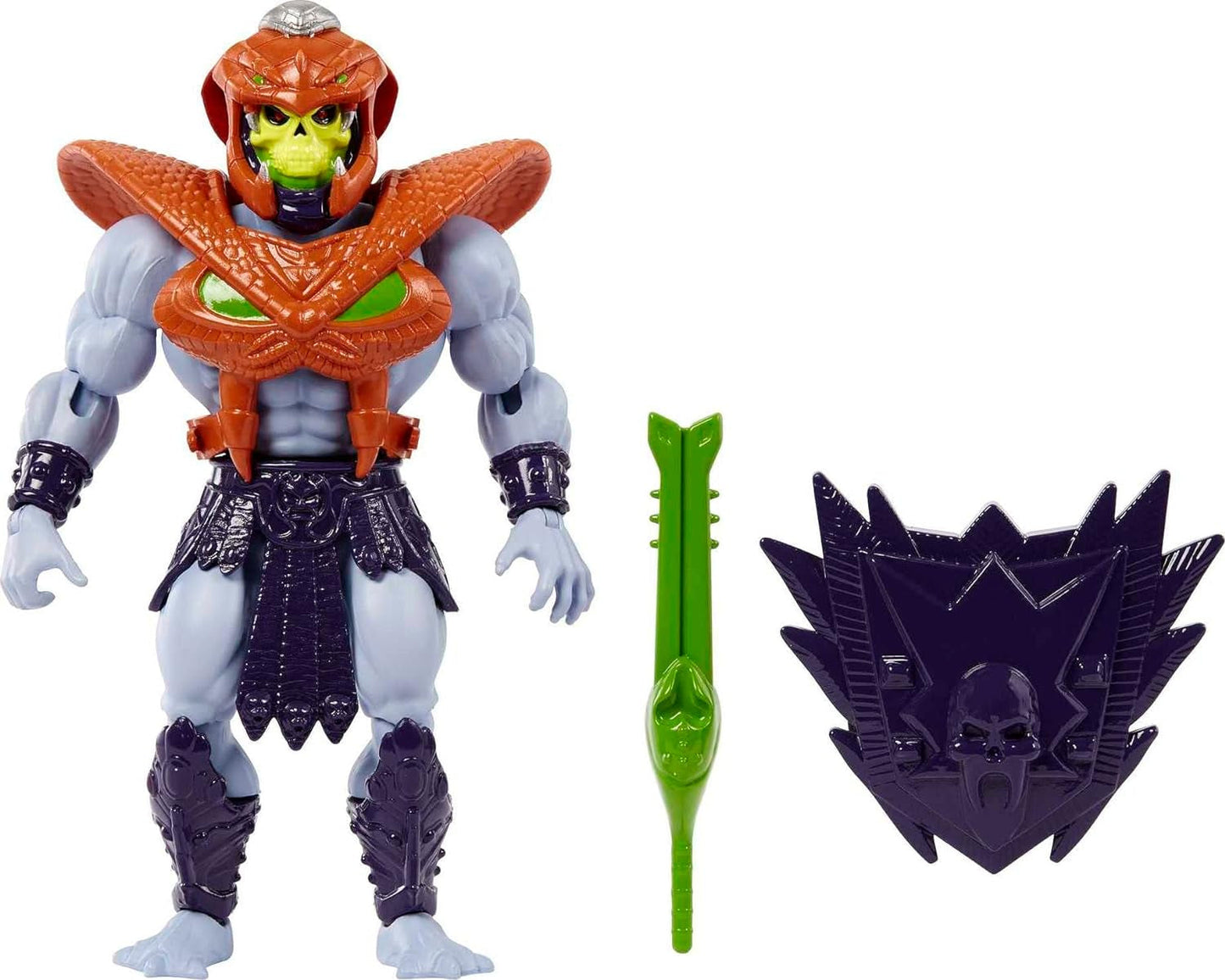 MASTERS of the UNIVERSE Snake Armor Skeletor - 16 articulaciones móviles, embalaje retro, mini cómic, para niños mayores de 6 años y coleccionistas adultos, figuras de acción HKM68 Naty Shop Título predeterminado