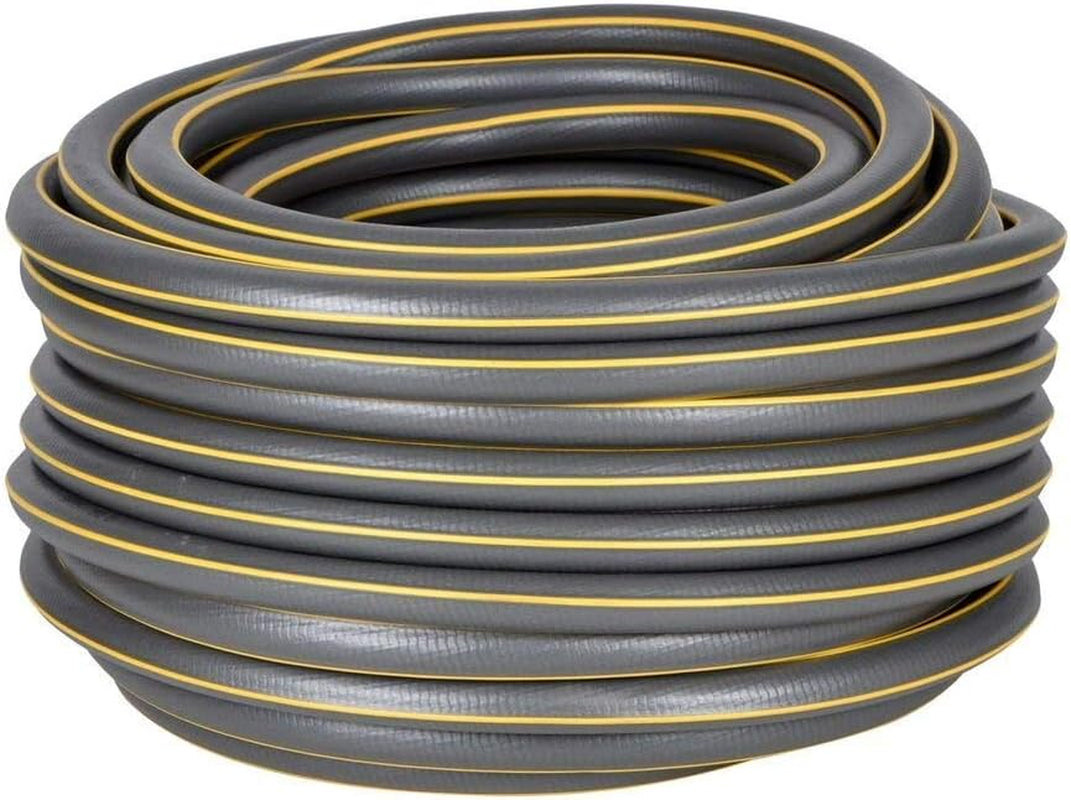 HOZELOCK - Manguera de jardín Ultramax Ø 12,5 mm (1/2") 15 m: Manguera de jardín robusta y resistente a la intemperie, evita torceduras, dobleces y aplastamientos, fabricada con un 40% de PVC reciclado [116240], Gris
